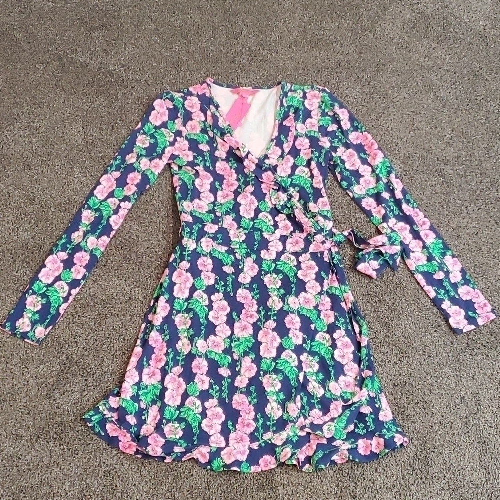 NWT Lilly Pulitzer Mirelle Romper De Vine Floral Dress sz XS - Picture 4 of 12